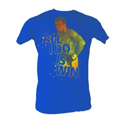Muhammad Ali - Winner Mens T-Shirt In Turquoise