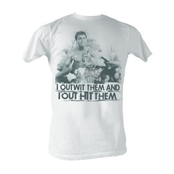 Muhammad Ali - Out Wit Out It Mens T-Shirt In White