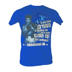Muhammad Ali - Dreamin' Mens T-Shirt In Turquoise