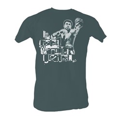 Muhammad Ali - Double Great Mens T-Shirt In Black