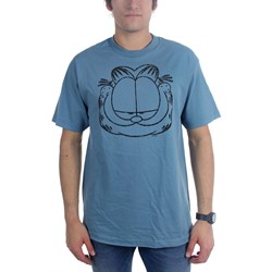 Garfield - Smirking Distressed Adult T-Shirt In Slate