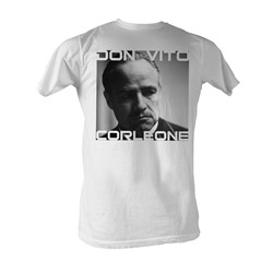 Godfather, The - Don Vito Mens T-Shirt In White