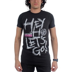 Ramones - Mens Hand Sketch T-Shirt in Charcoal