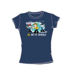 Star Trek - Quogs / We Got It Covered Juniors T-Shirt In Slate