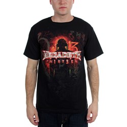 Megadeth - Mens  Th1Rt3En  T-Shirt