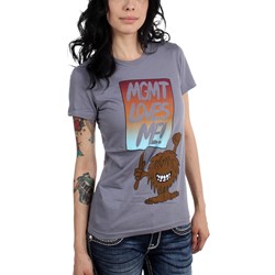 MGMT - Womens Fuzzy Love T-Shirt