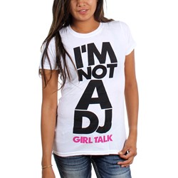 Girl Talk - Womens I Am Not a DJ T-Shirt