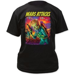 Mars Attacks - Mens UFO's Attack T-Shirt