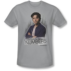 Numbers - Mens Everything Is Numbers T-Shirt In Silver