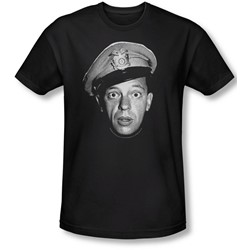 Andy Griffith - Mens Barney Head T-Shirt In Black