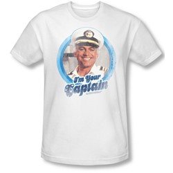 Love Boat - Mens I'M Your Captain T-Shirt In White