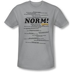Cheers - Mens Normisms T-Shirt In Silver