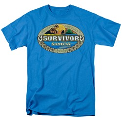 Survivor - Mens Samoa Logo T-Shirt In Turquoise