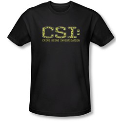 Csi - Mens Collage Logo T-Shirt In Black