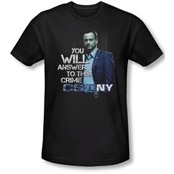 Csi Ny - Mens You Will Answer T-Shirt In Black
