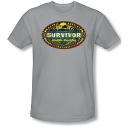 Survivor - Mens South Pacific T-Shirt In Silver