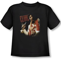 Elvis Presley - Toddler Soulful T-Shirt In Black