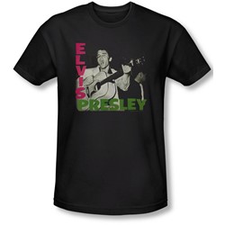 Elvis Presley - Mens Elvis Presley Album T-Shirt In Black