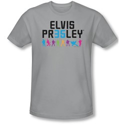 Elvis Presley - Mens 35 T-Shirt In Silver