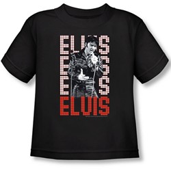 Elvis Presley - Toddler 1968 T-Shirt In Black