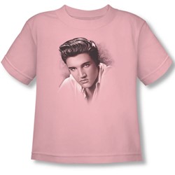 Elvis Presley - Toddler The Stare T-Shirt In Pink
