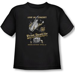 Elvis Presley - Toddler Live In Buffalo T-Shirt In Black