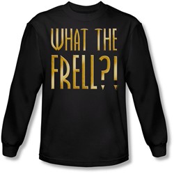 Farscape - Mens What The Frell Long Sleeve Shirt In Black