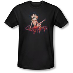 Betty Boop - Mens Betty'S Back T-Shirt In Black