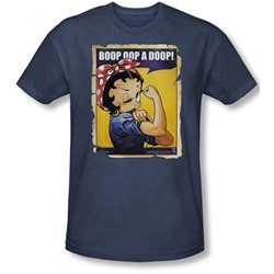 Betty Boop - Mens Power T-Shirt In Navy