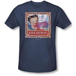 Betty Boop - Mens On Broadway T-Shirt In Navy