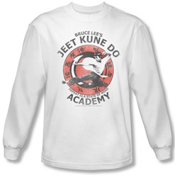Bruce Lee - Mens Jeet Kune Long Sleeve Shirt In White