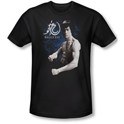 Bruce Lee - Mens Dragon Stance T-Shirt In Black