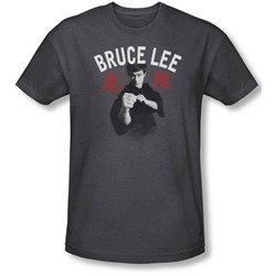 Bruce Lee - Mens Ready T-Shirt In Charcoal