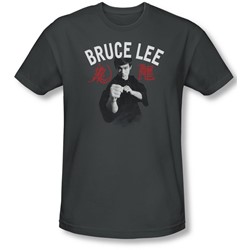 Bruce Lee - Mens Ready T-Shirt In Charcoal