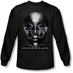 Mirrormask - Mens Mask Long Sleeve Shirt In Black