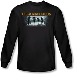 Friday Night Lights - Mens Game Time Long Sleeve Shirt In Black