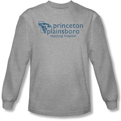 House - Mens Princeton Plainsboro Long Sleeve Shirt In Heather