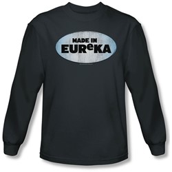 Eureka - Mens Made In Eureka Long Sleeve Shirt In Charcoal