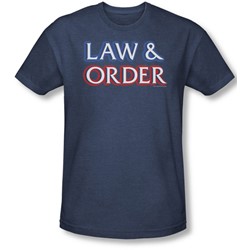 Law & Order - Mens Logo T-Shirt In Navy
