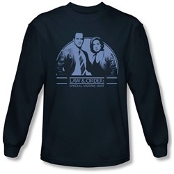 Law & Order - Mens Elliot&Olivia Long Sleeve Shirt In Navy