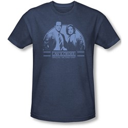 Law & Order - Mens Elliot&Olivia T-Shirt In Navy