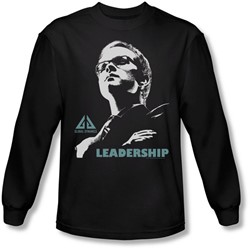 Eureka - Mens Leadership Poster Long Sleeve Shirt In Black