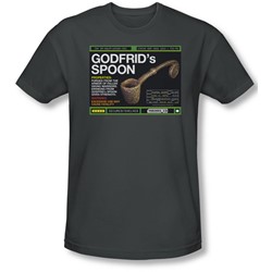 Warehouse 13 - Mens Godfrid Spoon T-Shirt In Charcoal