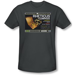 Warehouse 13 - Mens Rheticus Compass T-Shirt In Charcoal