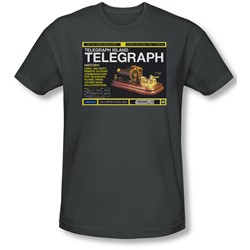 Warehouse 13 - Mens Telegraph Island T-Shirt In Charcoal