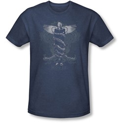 House - Mens Humanity Is Overrated T-Shirt In Navy