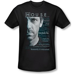House - Mens Houseisms T-Shirt In Black