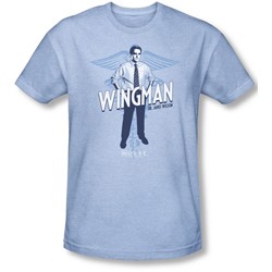 House - Mens Wingman T-Shirt In Light Blue