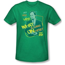 Saved By The Bell - Mens Mr. Belding T-Shirt In Kelly Green