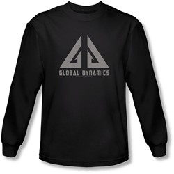 Eureka - Mens Global Dynamics Logo Long Sleeve Shirt In Black